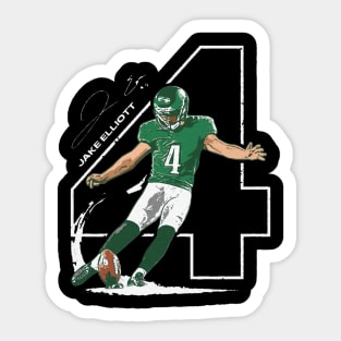 Jake Elliott Philadelphia Outline Sticker